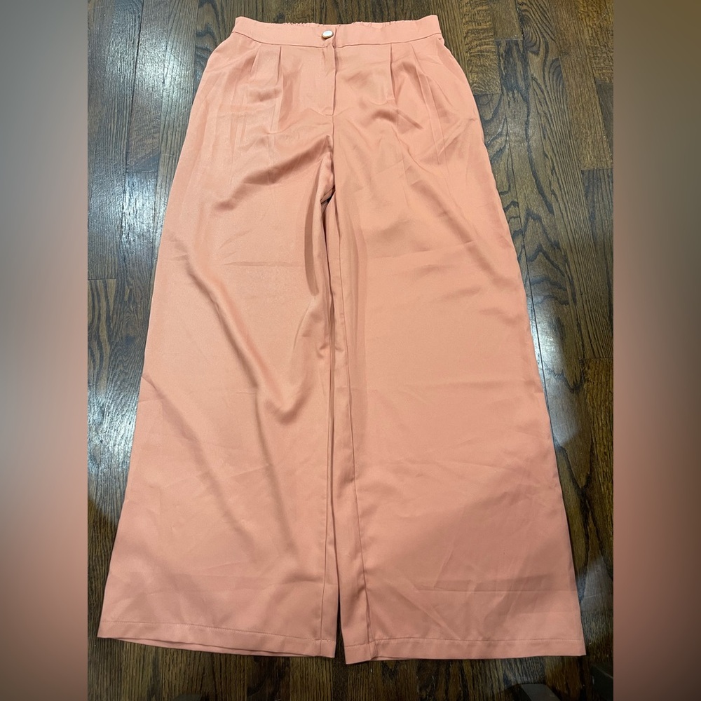 Classic Concepts Peach Wide-Leg Pants size XL